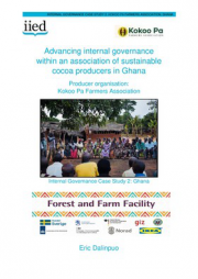 Advancing internal governance within an association of sustainable cocoa producers in Ghana